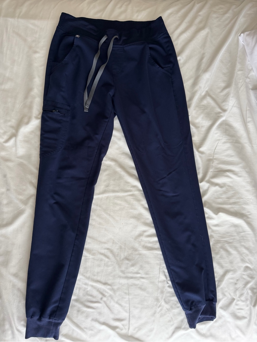 Figs Navy Blue Jogger Scrub Pants